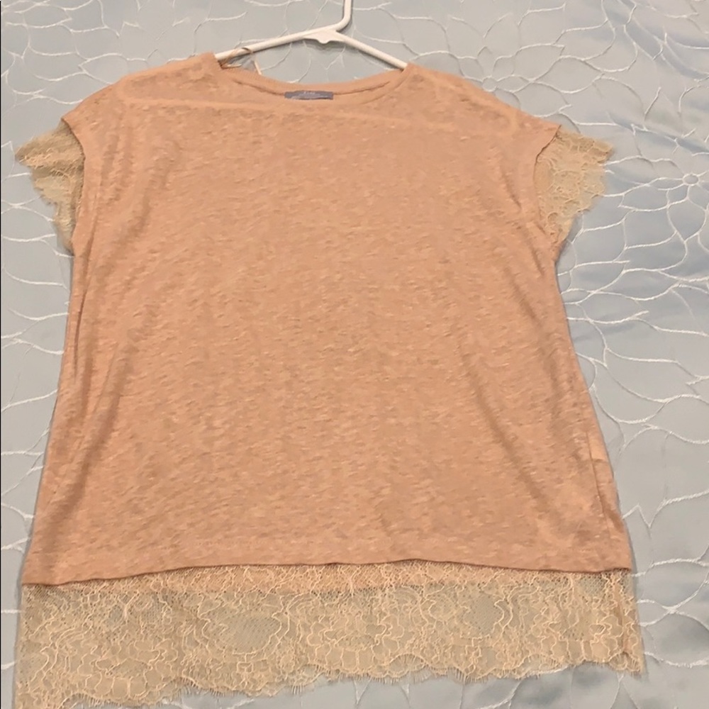 Zara lace T shirt